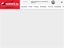 Tablet Screenshot of korner.ba